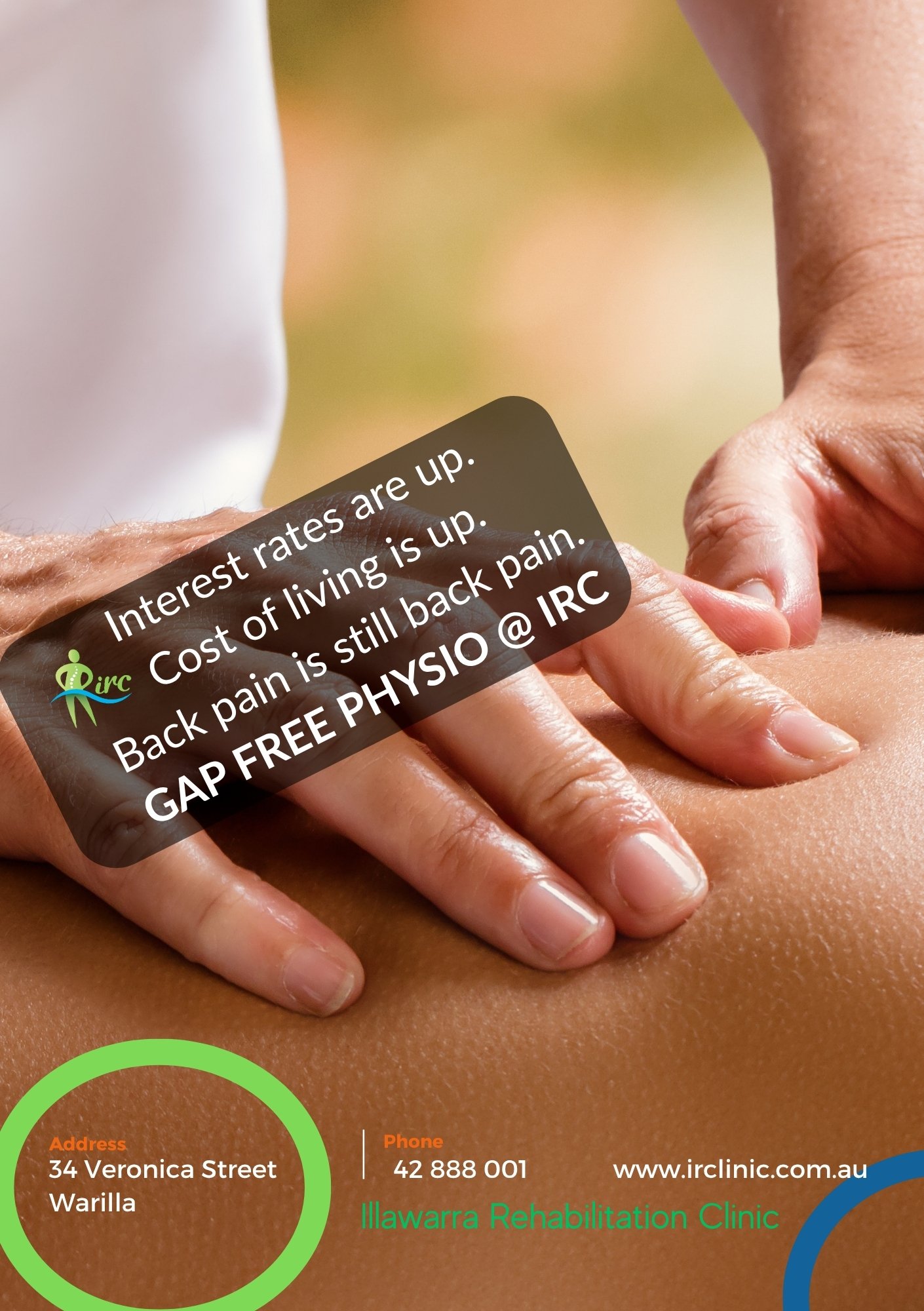 Interest rates are up. Cost of living is up. Back pain is still back pain.